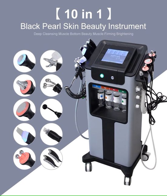 10-in-1 Gezichtsverzorgingsmachine – Beauty Apparaat voor Diepe Reiniging