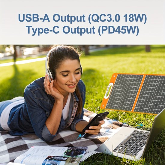 Draagbare Powerstation – Mobiele Generator – Noodstroomvoorziening – Camping Accu – Powerbank – 300W Met 60W Zonnepaneel – 222Wh LiFePO4 Accu – 230V Pure Sinus Output