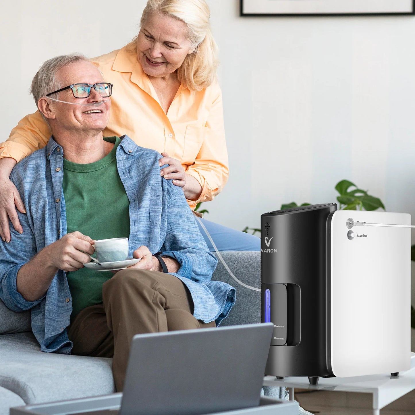 VARON VH-1 Zuurstofconcentrator voor Thuisgebruik (1–7L/min) – Stil, Compact & CE-Gecertificeerd