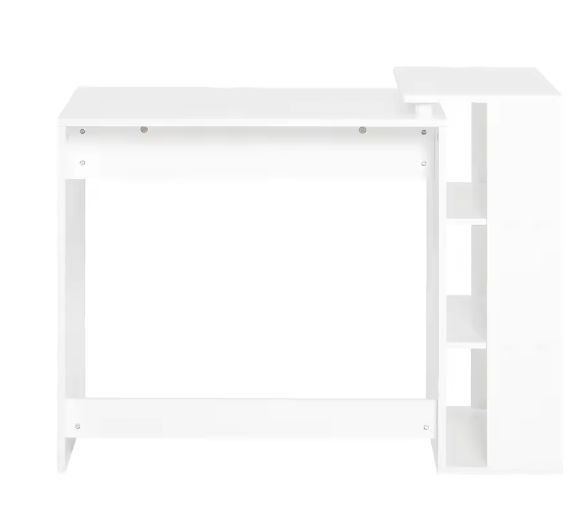 Bureau met Lade en 3 Opbergplanken – 101 cm Werkblad