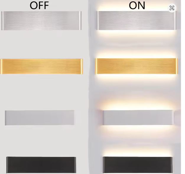 Moderne LED-Wandlamp met Bluetooth & Afstandsbediening – Dimbaar en Veelzijdi