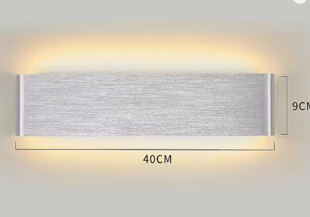 Moderne LED-Wandlamp met Bluetooth & Afstandsbediening – Dimbaar en Veelzijdi