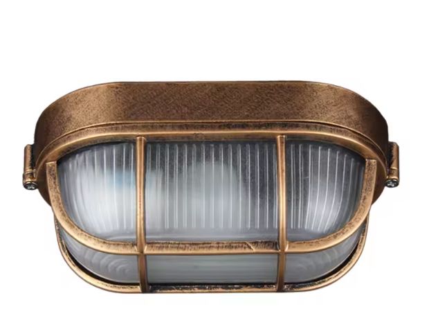 Retro Waterdichte Wandlamp – Aluminium & Glas, IP65, E27 Fitting