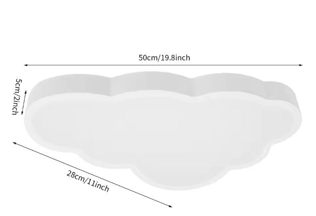 Cloud LED Plafondlamp – Moderne Minimalistische Kinderkamer Verlichting