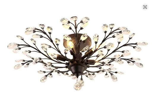 Moderne K9 Kristallen Plafondlamp – Luxe LED Kroonluchter 30-40W