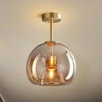 Moderne Scandinavische Plafondlamp – Minimalistisch Glas & LED