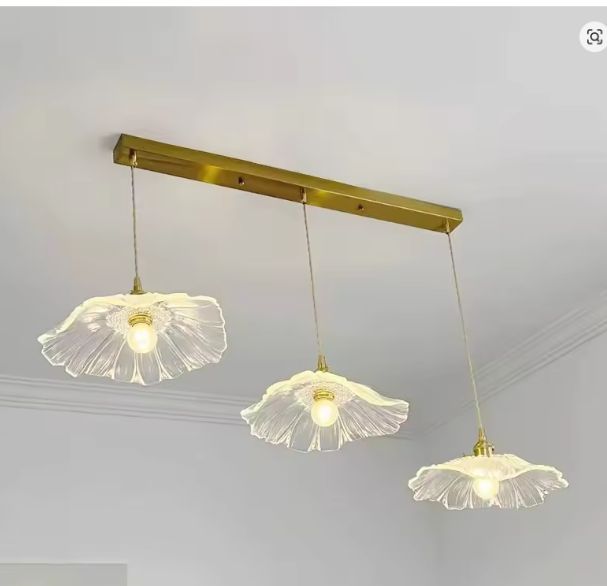 Moderne Glazen Plafondlamp – Oranje & Wit Design, Metaal + Glas