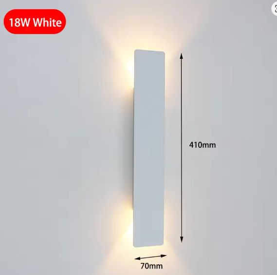 Moderne LED Wandlamp – Aluminium Binnenverlichting voor Slaapkamer, Woonkamer & Gang
