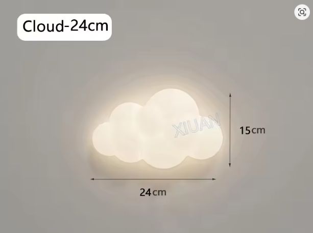 Wolk & Ster Wandlamp – Kinderkamer Verlichting, Sfeervol & Schattig