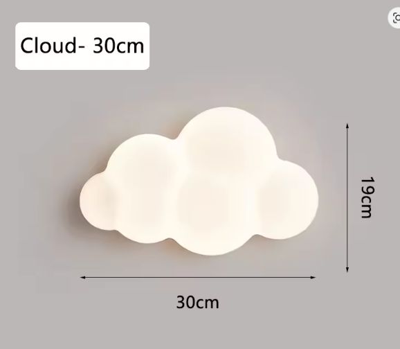 Wolk & Ster Wandlamp – Kinderkamer Verlichting, Sfeervol & Schattig