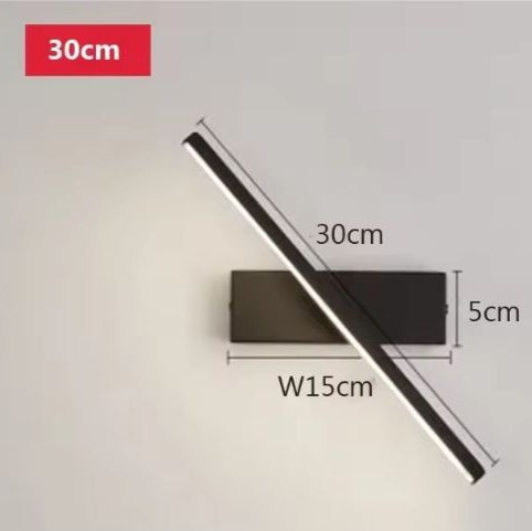 Moderne LED Wandlamp – Draaibare Badkamerspiegel & Sfeerverlichting