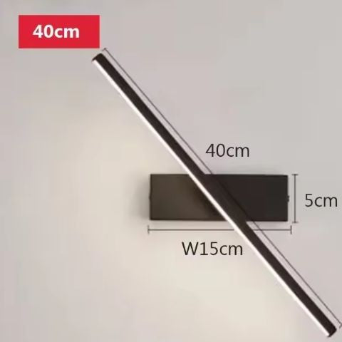 Moderne LED Wandlamp – Draaibare Badkamerspiegel & Sfeerverlichting