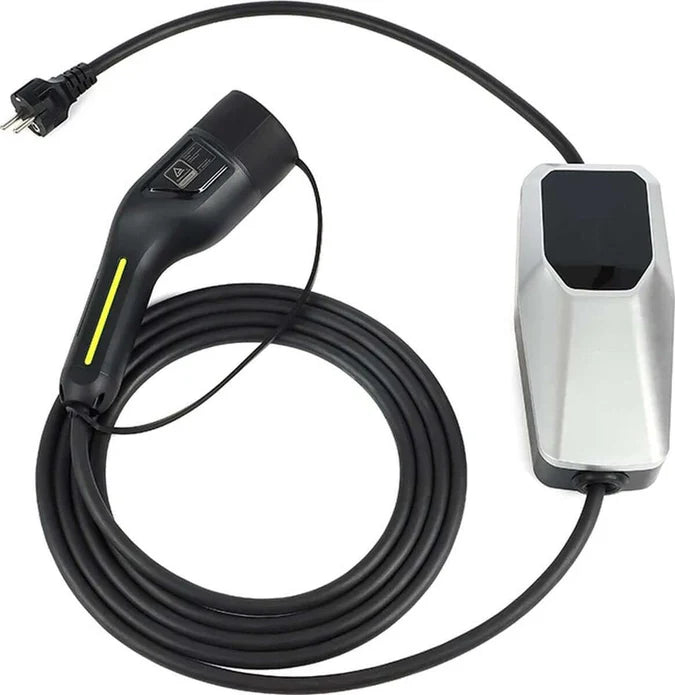 Mobiele Thuislader 22kW - Type 2 - 3-Fase 32A -Timer - Digitaal Display- Krachtstroom - Maximale Snelheid