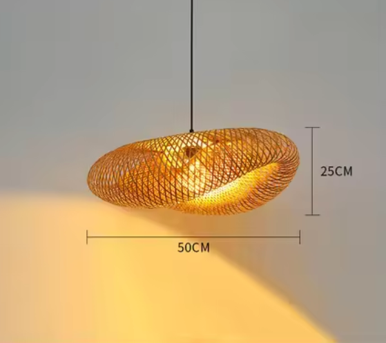 Tokyo Plafondlamp - Handgeweven Japanse Hanglamp van Bamboe