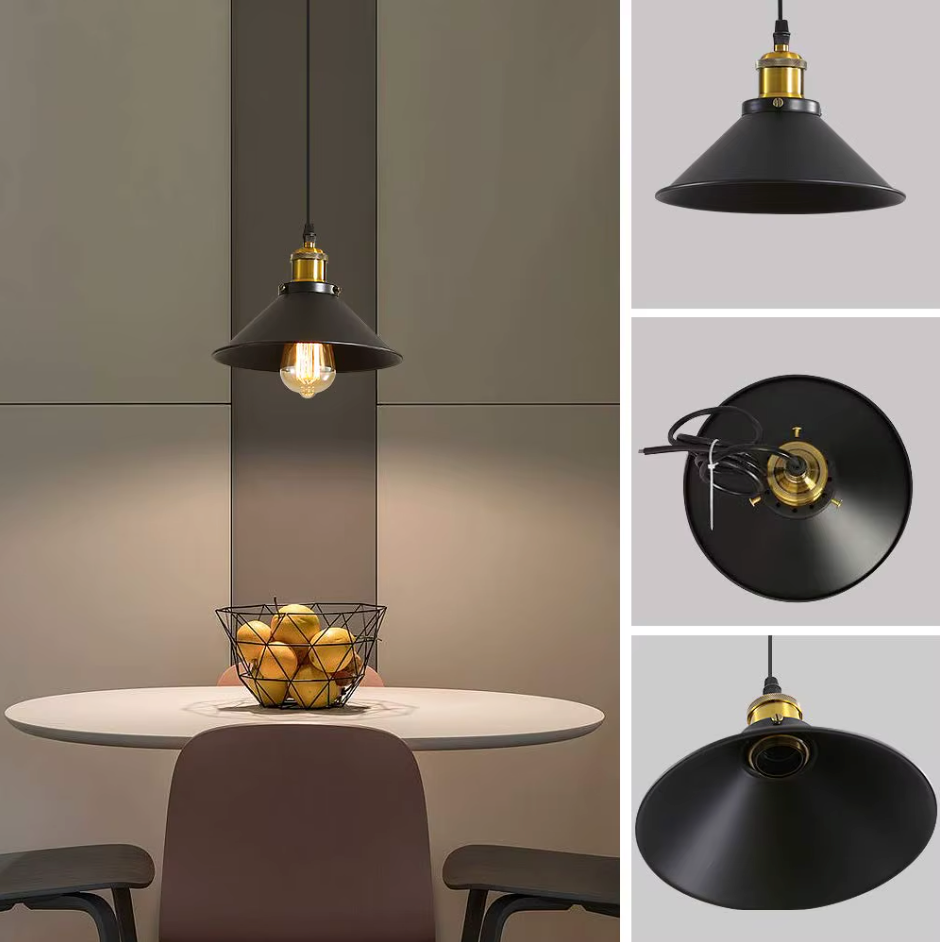 LumaLight 3-Lichts Vintage Industriële Hanglamp