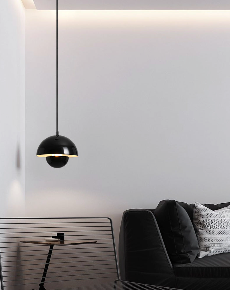 Skandi Plafondlamp - Ijzeren Scandinavische Retro Plafondlamp