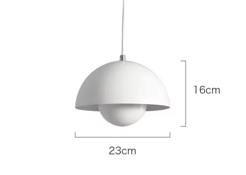 Skandi Plafondlamp - Ijzeren Scandinavische Retro Plafondlamp