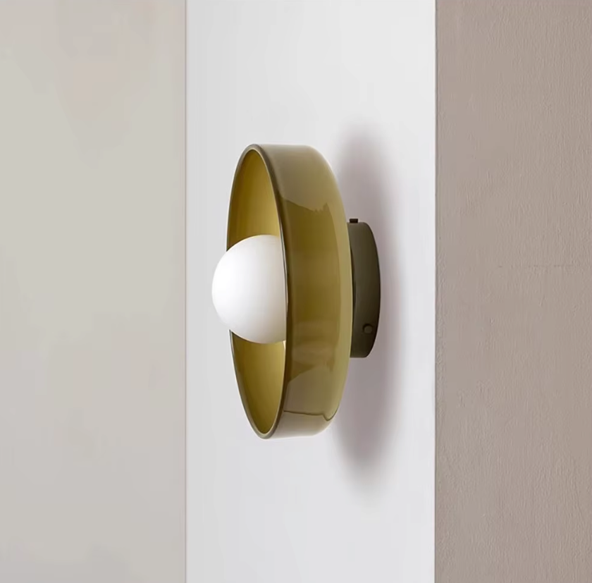 Lumi – Moderne Ronde Glazen Plafondlamp (Nordic Design)