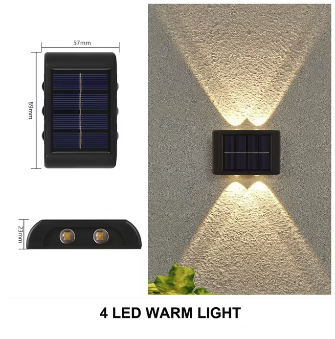 UniLight Buitenlamp op Zonne-energie – Stijlvolle en Duurzame Buitenverlichting