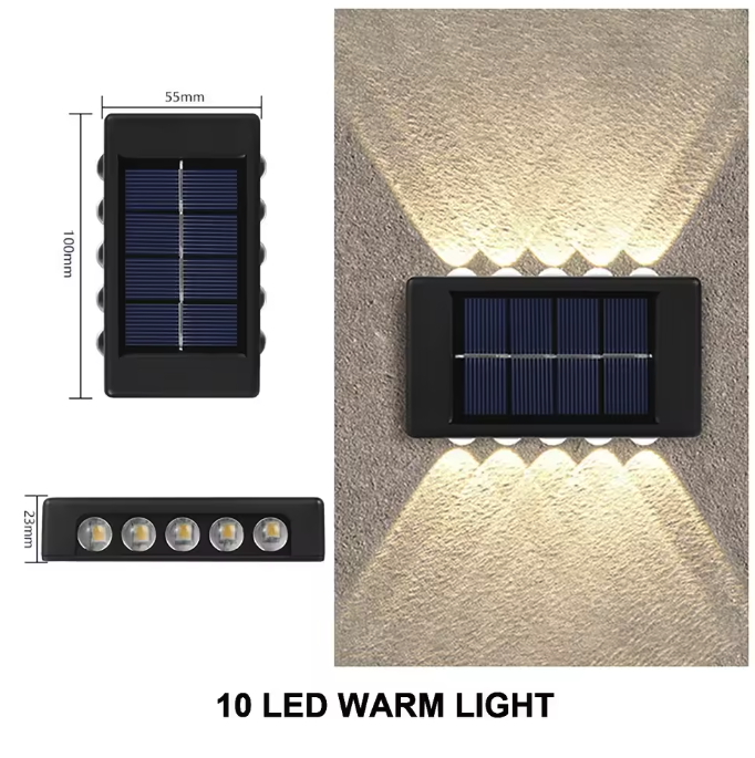 UniLight Buitenlamp op Zonne-energie – Stijlvolle en Duurzame Buitenverlichting