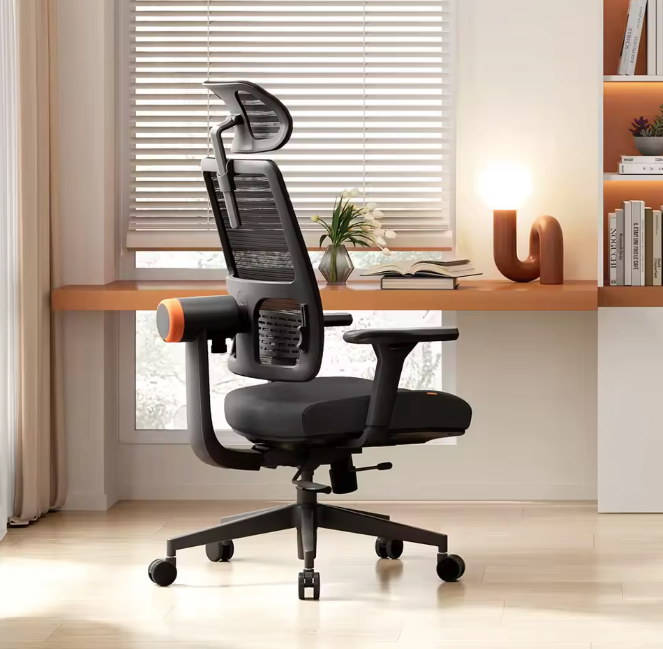 Ergonomische Bureaustoel – Verstelbare Hoofdsteun & 4D Armsteunen