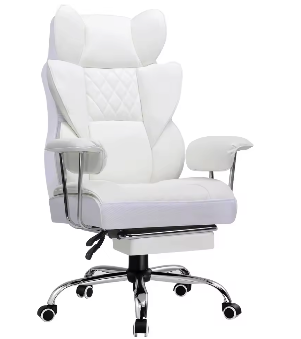 Ergonomische Gamingstoel – Pocketvering – Voetsteun – Lendensteun