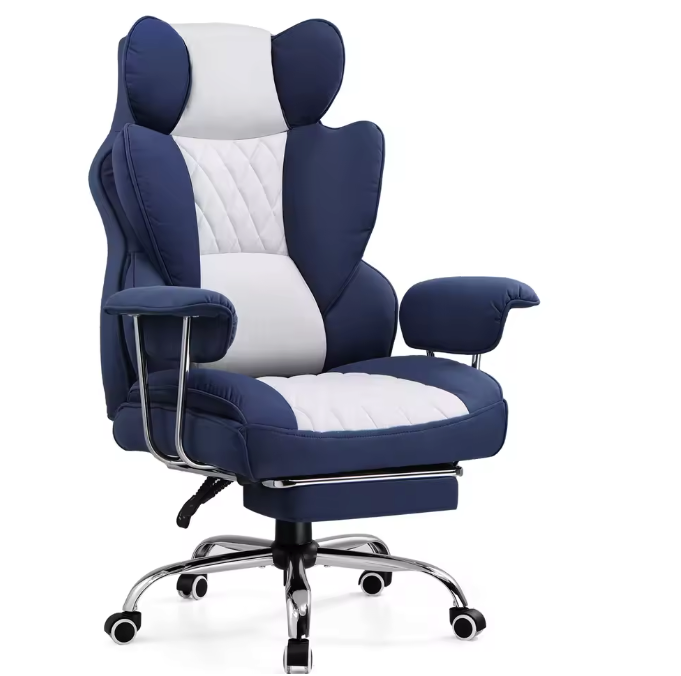 Ergonomische Gamingstoel – Pocketvering – Voetsteun – Lendensteun