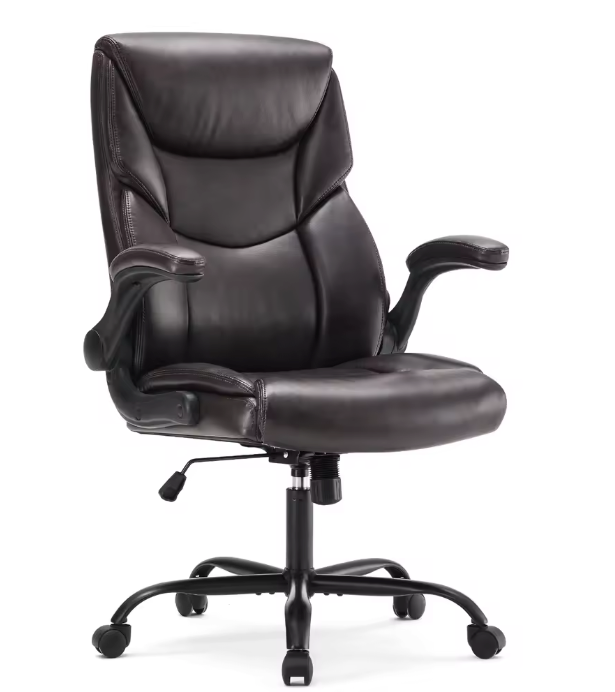 Ergonomische Gamingstoel – PU-Leder met Armleuningen, Lendensteun & Draaibare Wielen, Comfort voor Werk of Spel