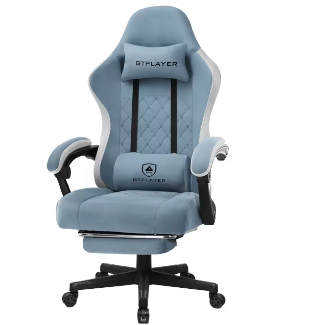 Gamingstoel met Zakvering & Voetsteun – Ergonomisch & Comfortabel