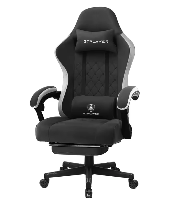 Gamingstoel met Zakvering & Voetsteun – Ergonomisch & Comfortabel