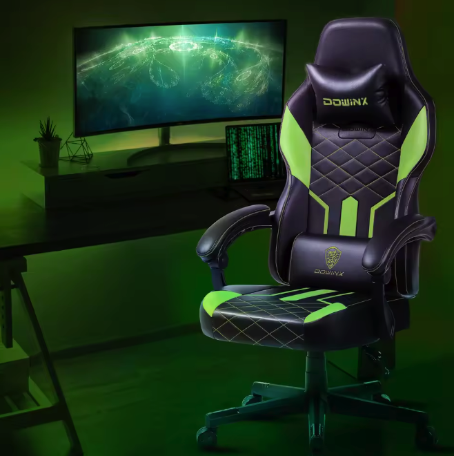 Gamingstoel Ergonomisch – Hoge Rug & Pocketvering PU-leer – 350 kg
