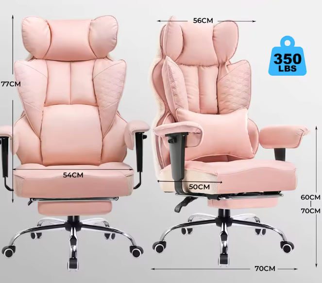 XL Gamingstoel Ergonomisch – Brede Zitting & Pocketvering 150 kg