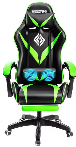 Gamingstoel met Massage & Voetsteun – Ergonomisch en Verstelbaar