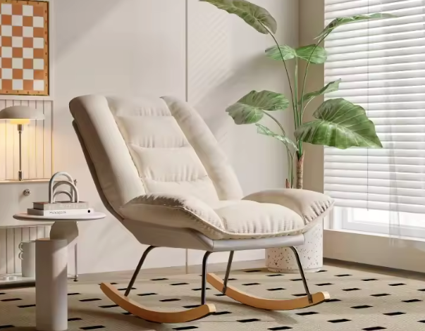 Verstelbare Schommelstoel – Comfortabele Fauteuil voor Woon- en Slaapkamer