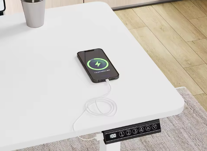 Elektrisch Zit-Sta Bureau – Ergonomisch met USB & Geheugen