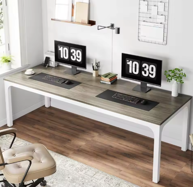 Extra Lang 2-Persoons Bureau – 200x60cm bureaublad