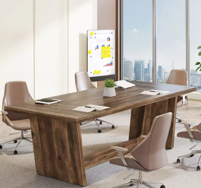 Groot Houten Directiebureau 180x80cm – Industrieel Design