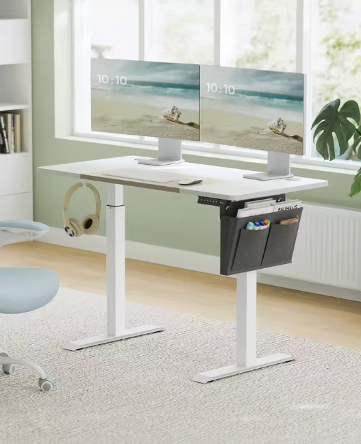 Elektrisch Zit-Sta Bureau 120 cm – Met Organizer & Geheugen