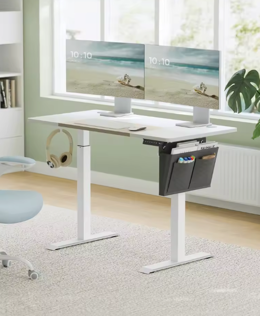 Elektrisch Zit-Sta Bureau 120 cm – Met Organizer & Geheugen