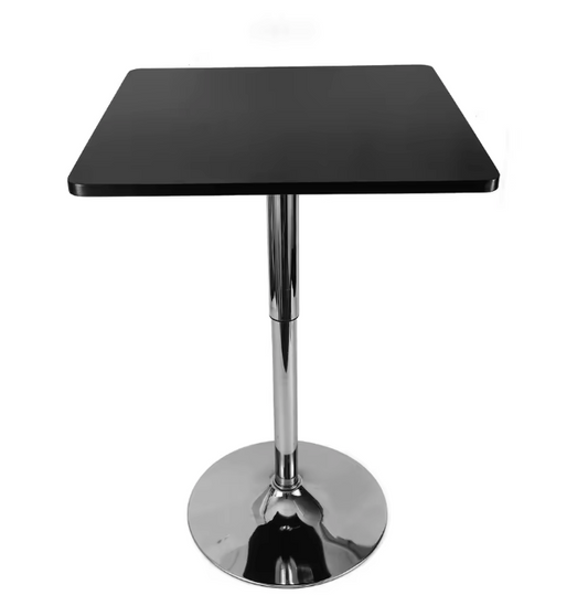 Verstelbare Vierkante Bartafel – 70–90 cm Hoogte & 360° Draaibaar