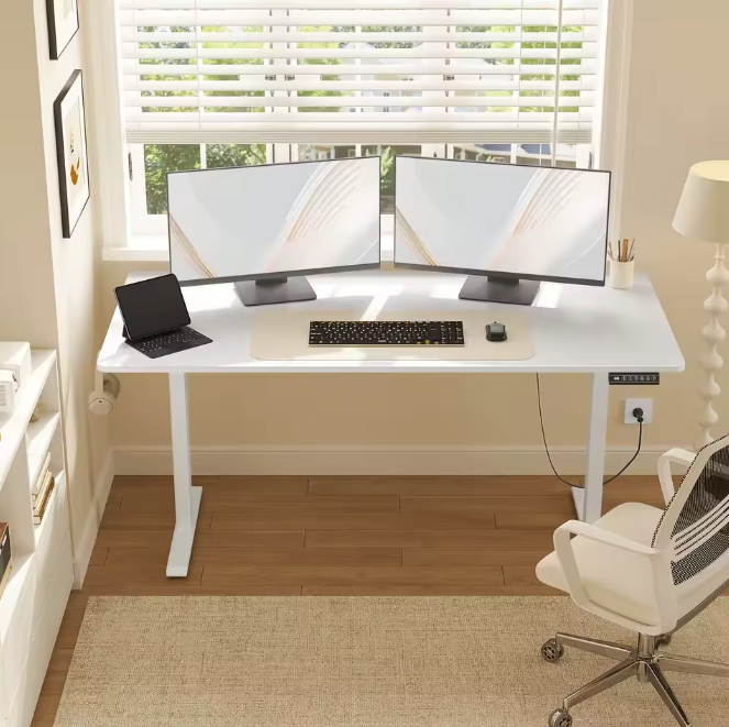 Elektrisch zit-sta bureau – met geheugen en USB-poort