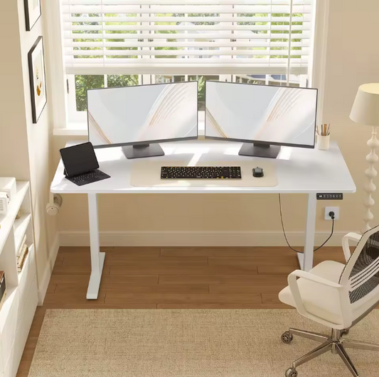 Elektrisch zit-sta bureau – met geheugen en USB-poort