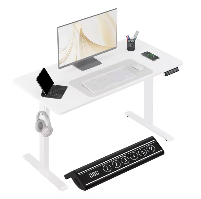 Elektrisch zit-sta bureau – met geheugen en USB-poort