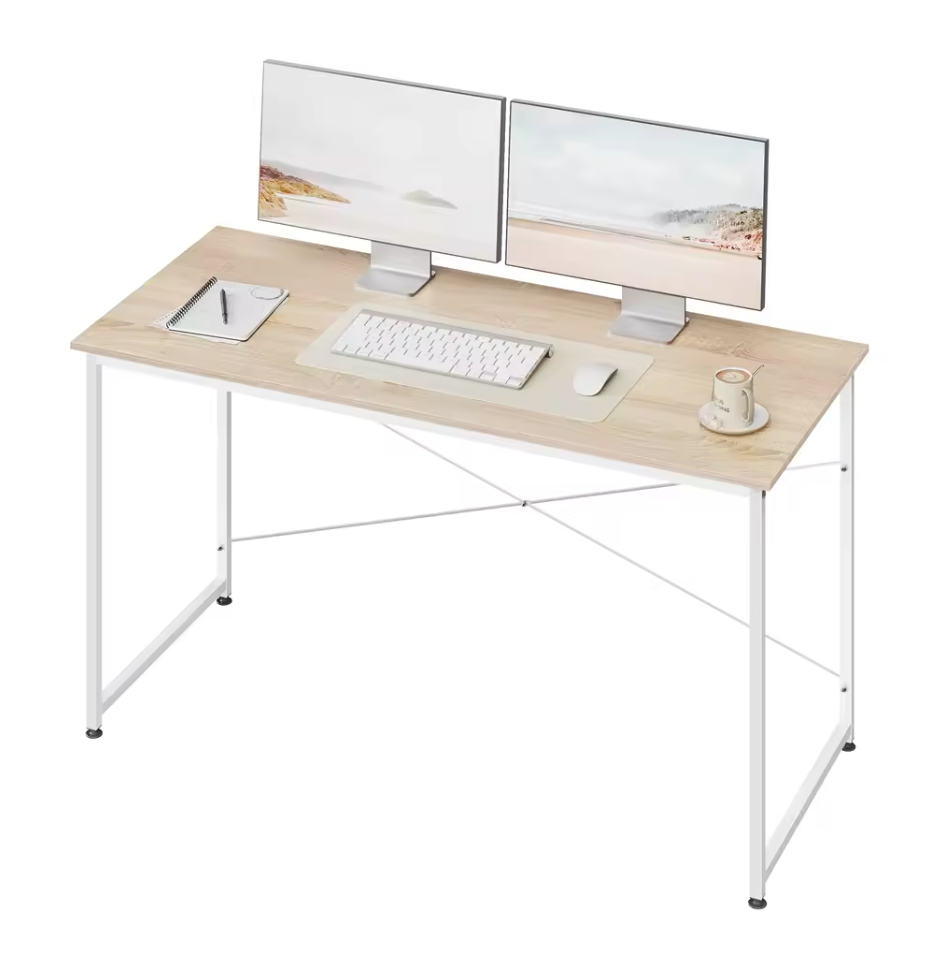 Groot Bureau met Metalen Frame – 100/120/140cm Bureautafel