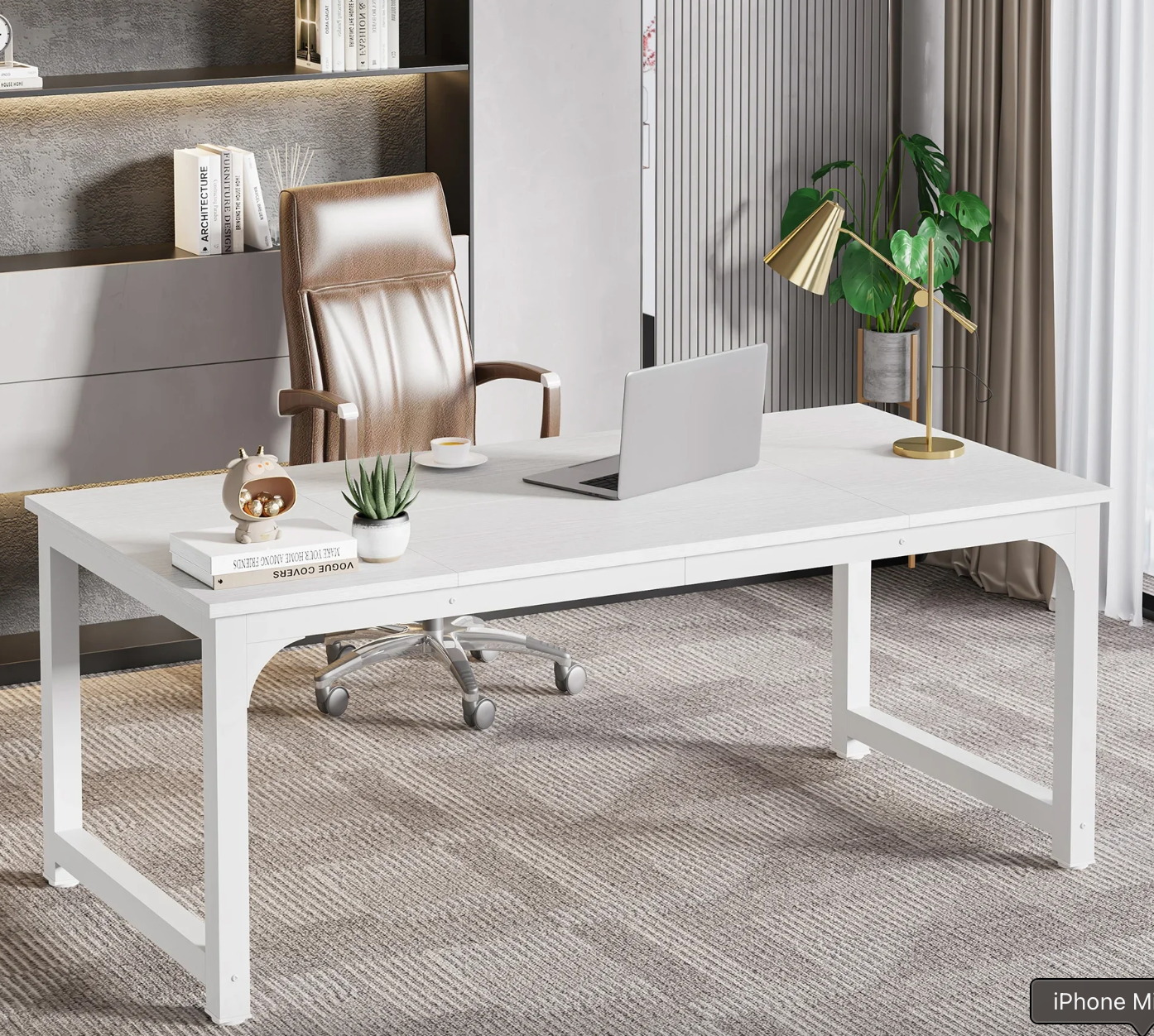 Modern Groot Computerbureau – Werkstation voor Thuis & Kantoor