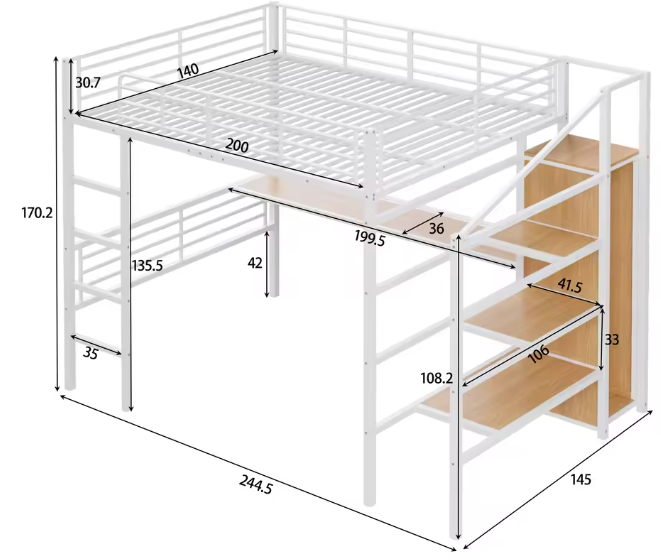 3-laags Gereedschap Opbergrek op Wielen – Stalen Opslag Rack voor Werkplaats, Garage en Keuken, 100 kg Capaciteit