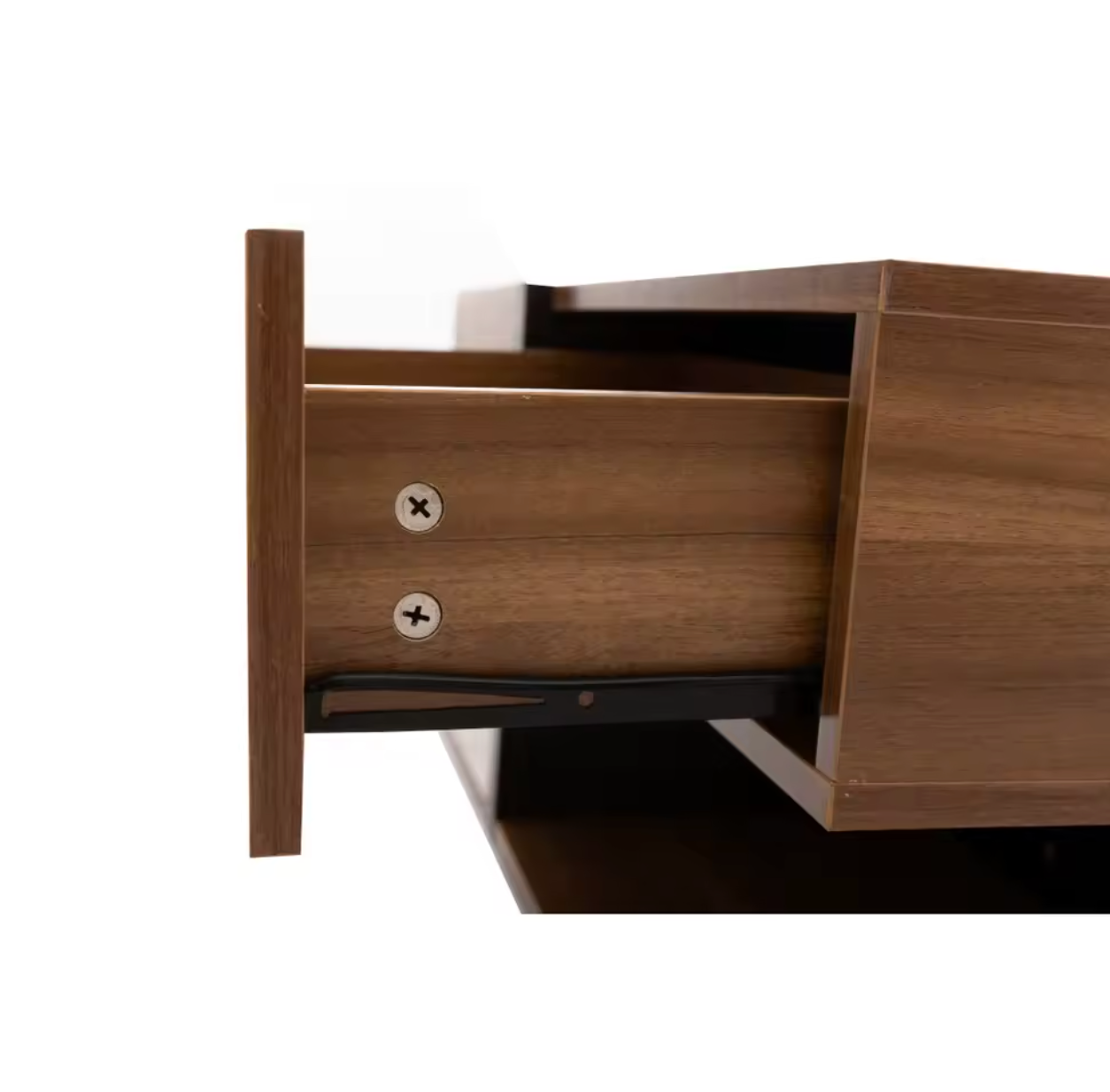 Vierkante salontafel 78cm – met lades en onderplank