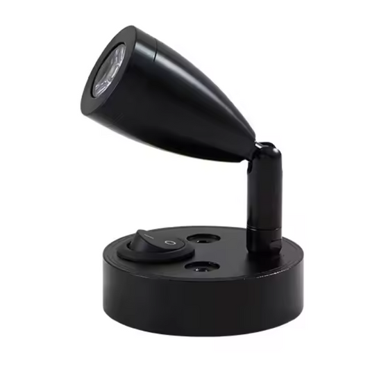 12V LED Leeslamp voor Camper, Caravan, Boot & Vrachtwagen – Aluminium Wandlamp, Warm/Koud Wit, 3W