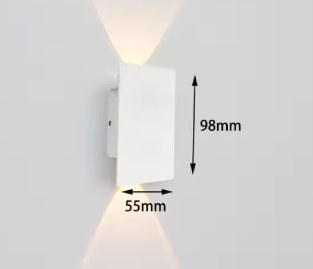Moderne LED Wandlamp – Aluminium Binnenverlichting voor Slaapkamer, Woonkamer & Gang