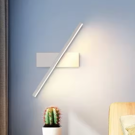 Moderne LED Wandlamp – Draaibare Badkamerspiegel & Sfeerverlichting